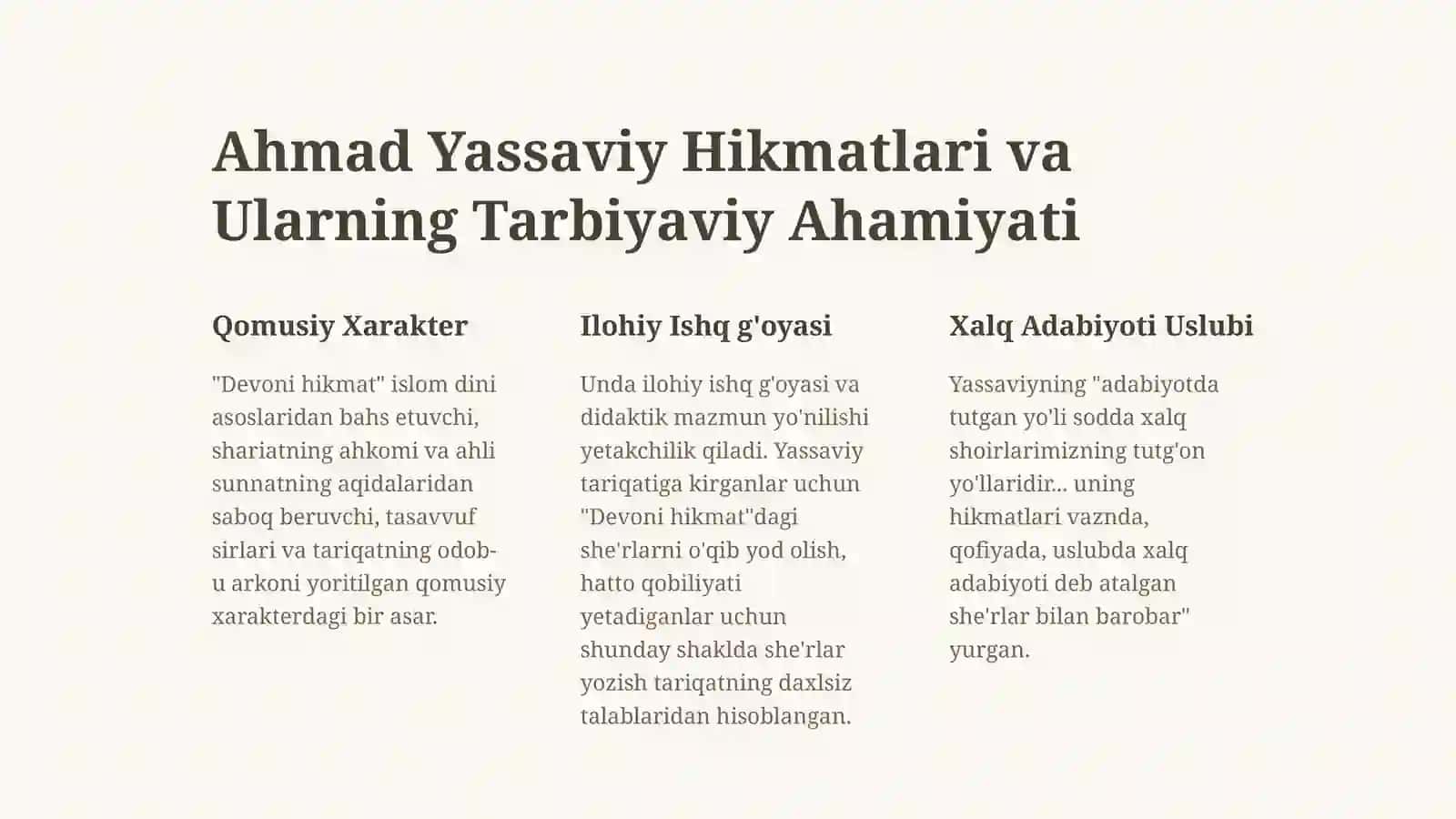 Mustaqillik Davrida Tasavvufona Adabiyotning O'rganilishi 4