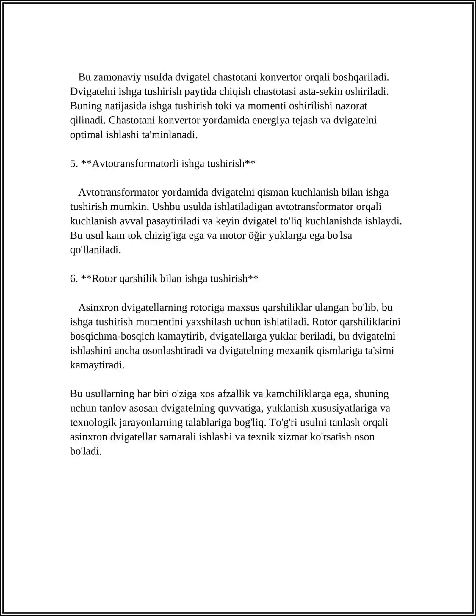FAZA ROTORLI ASINXRON DVIGATELLARNI ISHGA TUSHIRISH SXEMALARI VA KONSTRUKSIYASI 4