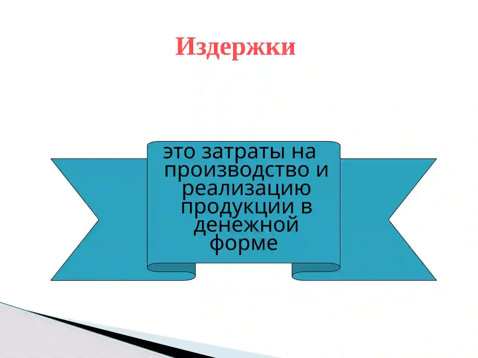 Экономические издержки и прибыль 4
