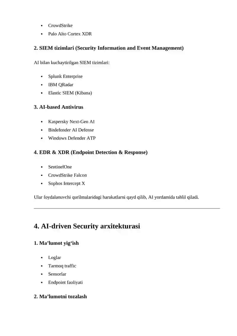 AI-driven Security 4