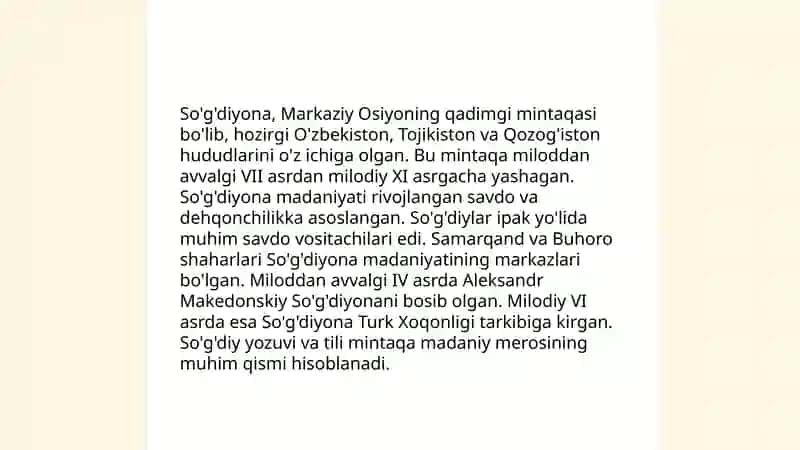 O‘zbek davlatchiligining tarixiy bosqichlari (O‘zbekiston hududidagi davlatlar tarixi misolida) 4