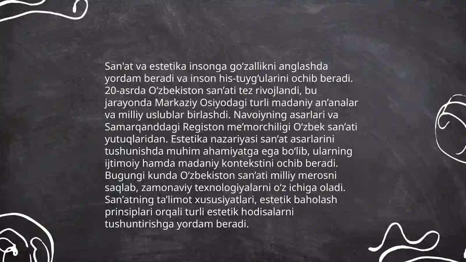 Estetik tarbiya 4
