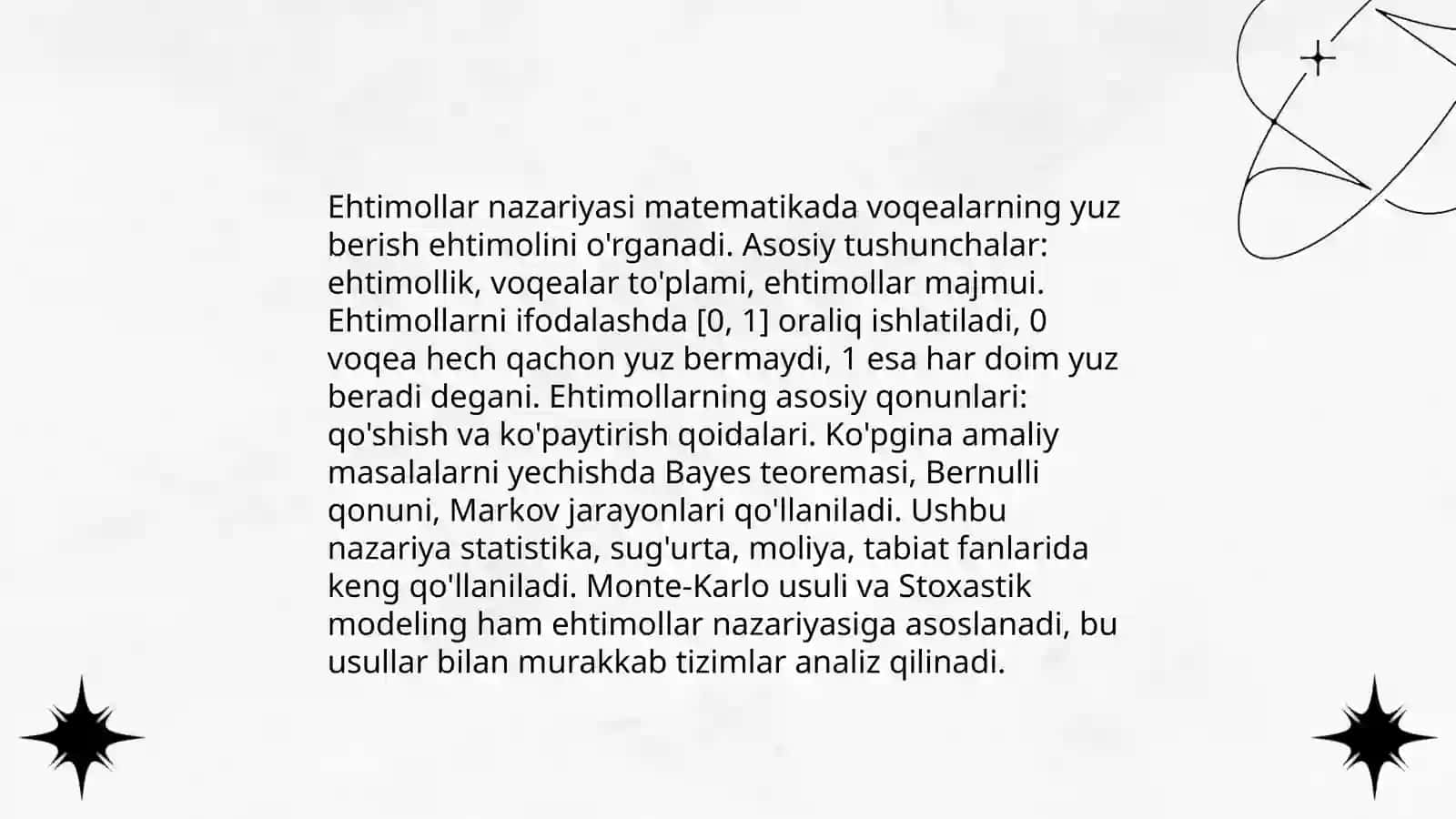 Statistik tekshiruv usullari 4