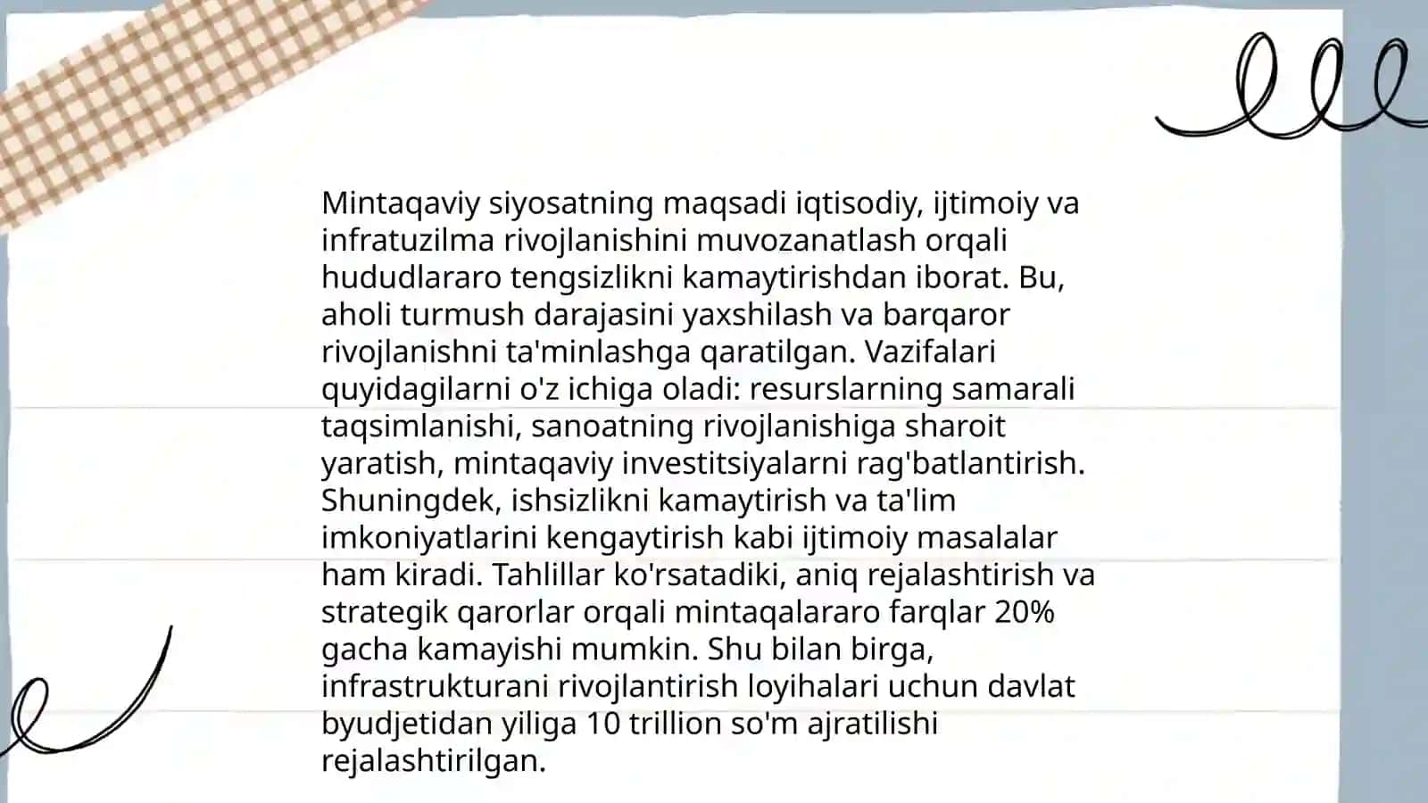 Mintaqaviy siyosatning mazmuni, tamoyillari va maqsadi 4