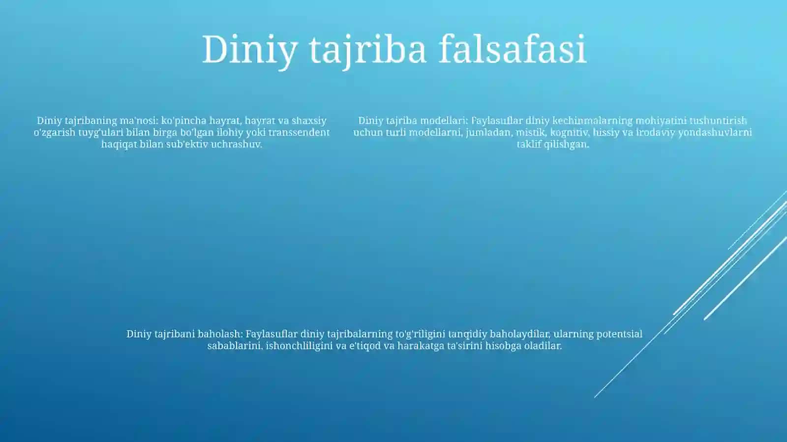 Din FalsafasiningTurliTarmoqlari 4