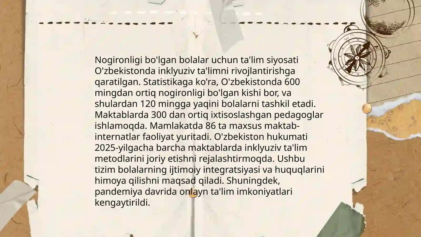 Chet elda yordamga muhtoj bolalarning inklyuziv ta`limi 4
