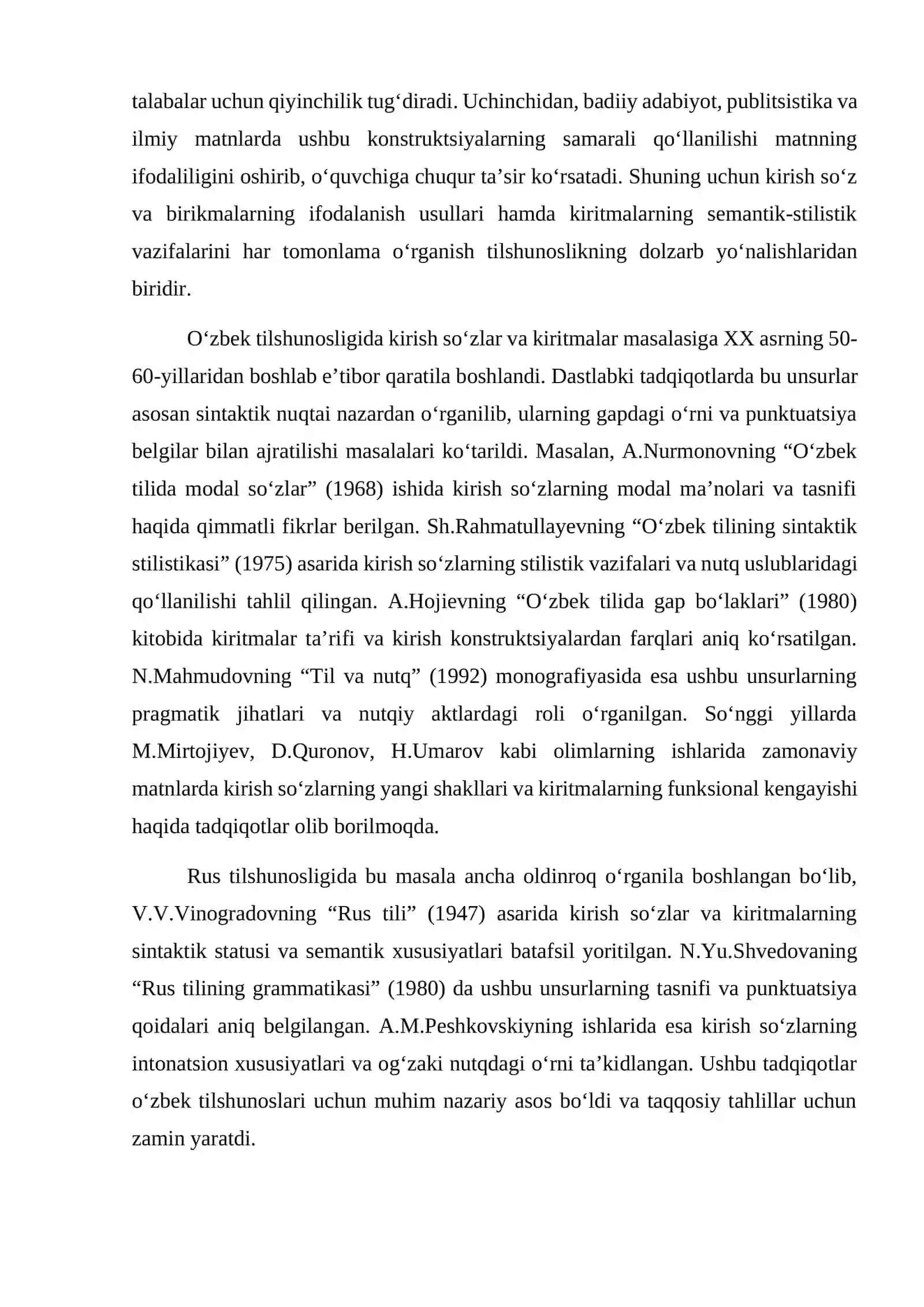 HOZIRGI O'ZBEK ADABIY TILI 4