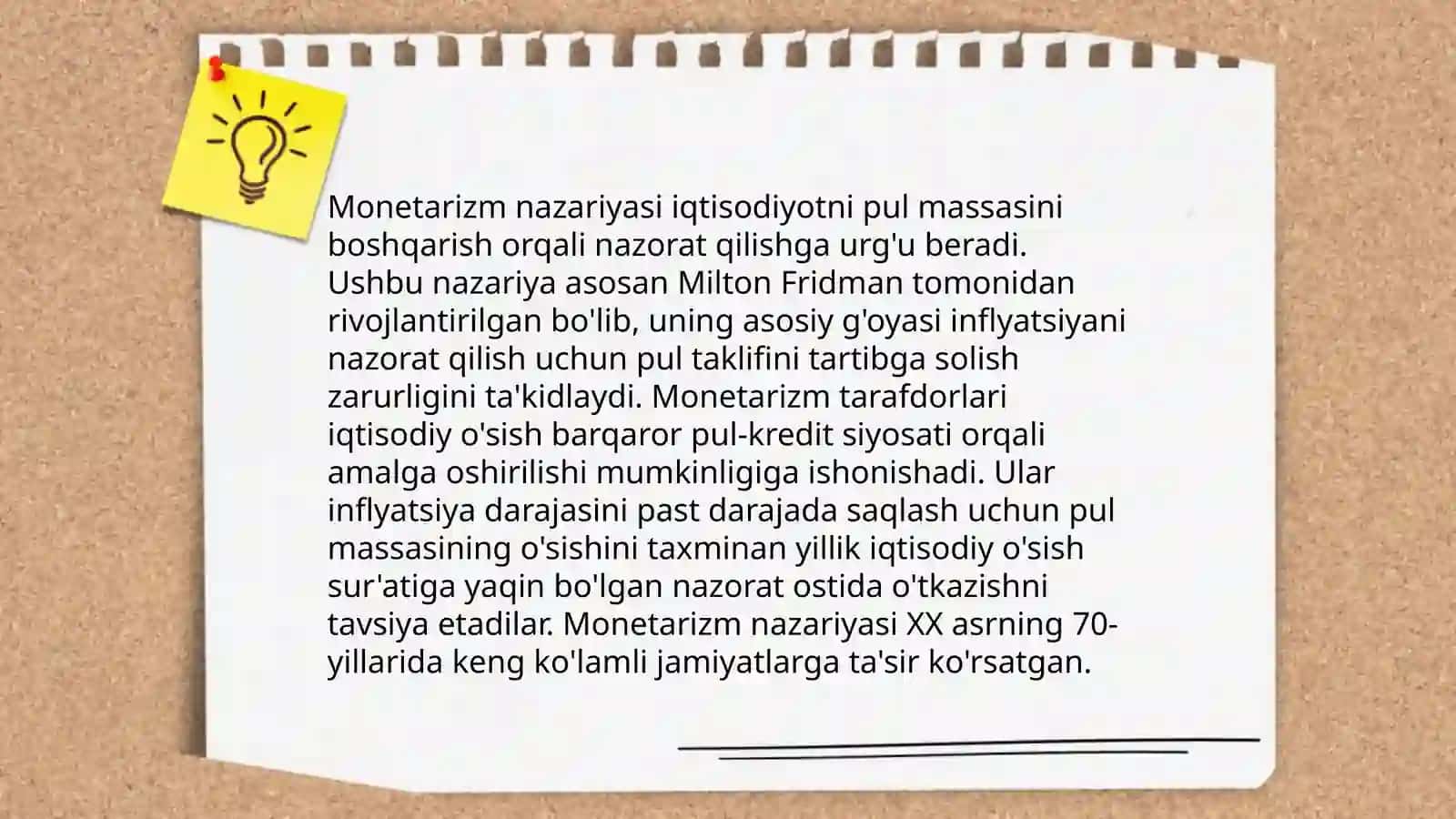 Pul nazariyasi asoslari 4