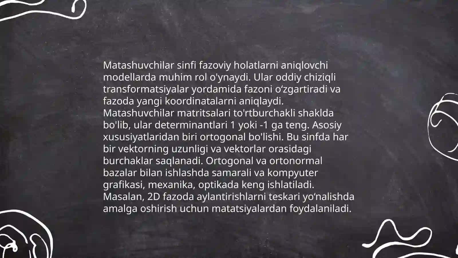 Matashuvchilar sinfi 4