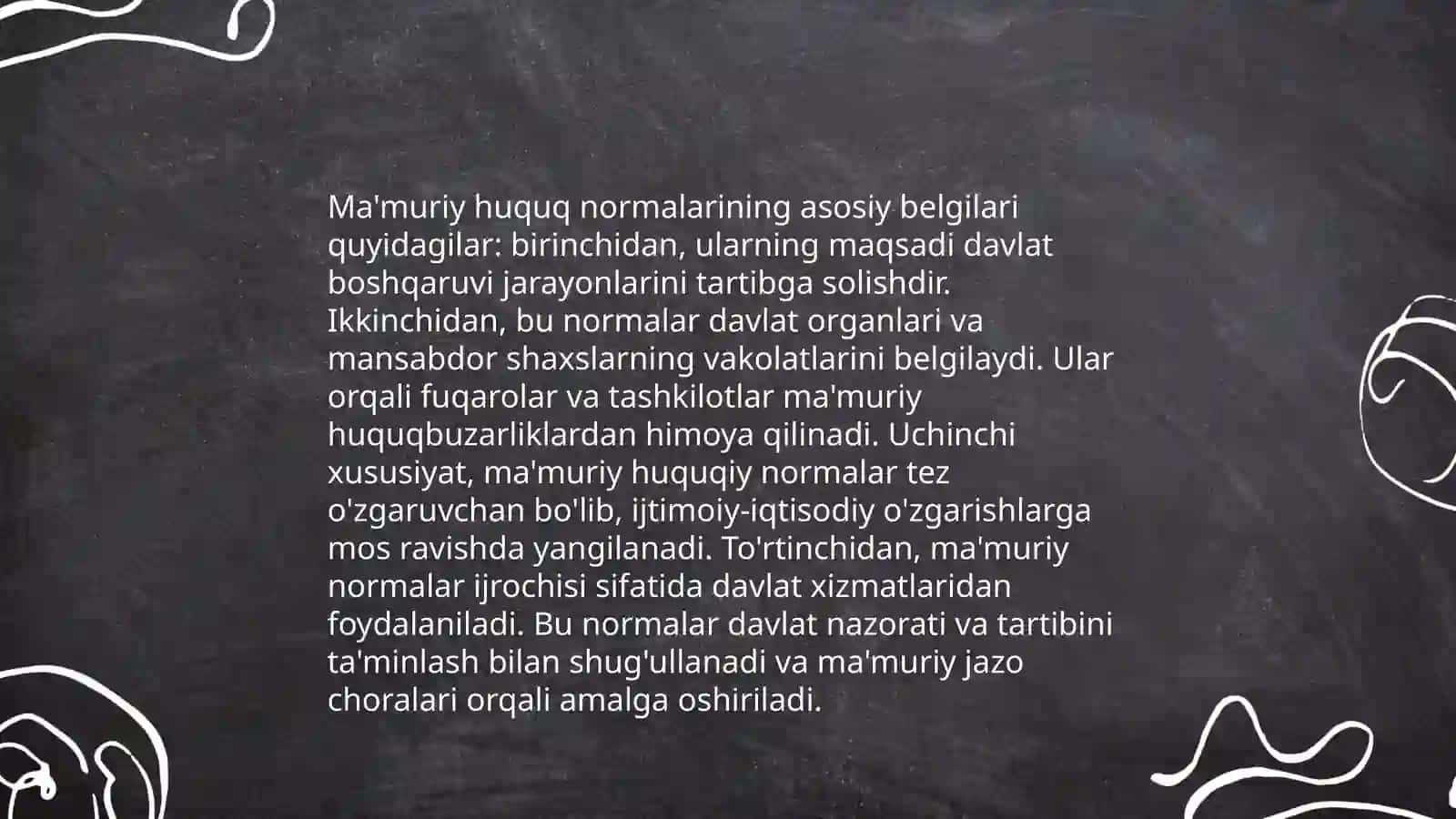 Ma'muriy huquq normalari 4