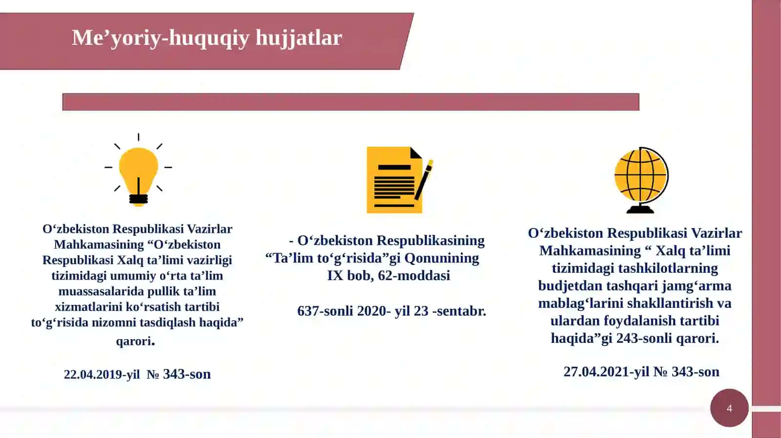 Maktabda budjetdan tashqari mablag‘lar ishlab topish         va homiylarni jalb qilish 4
