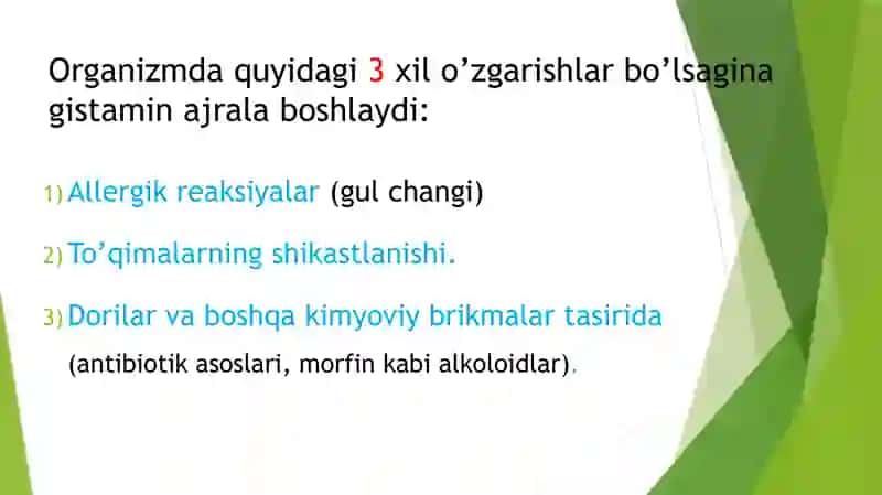 Antigistamin dori vositalarining klinik farmokologiyasi 4
