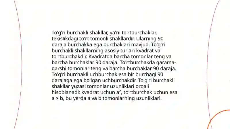 Geometrik shakllar bilan ishlash usullari 4