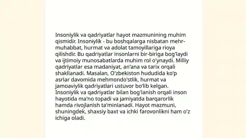Oliy ma'naviy qadriyatlar 4