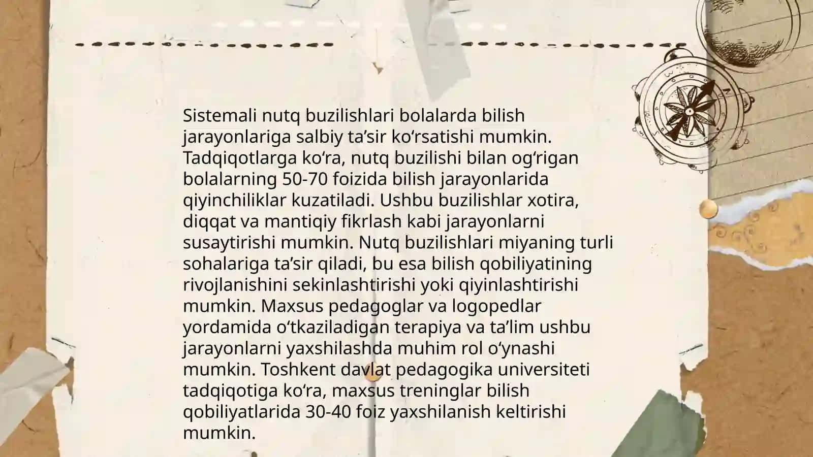 Sistemali nutq buzilishlari bo'lgan bolalar 4