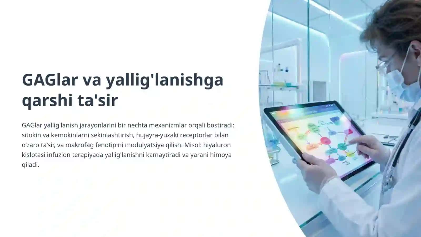 Glikozaminoglikanlar (GAGlar) va ularning tibbiyotda qo'llanilishi 4