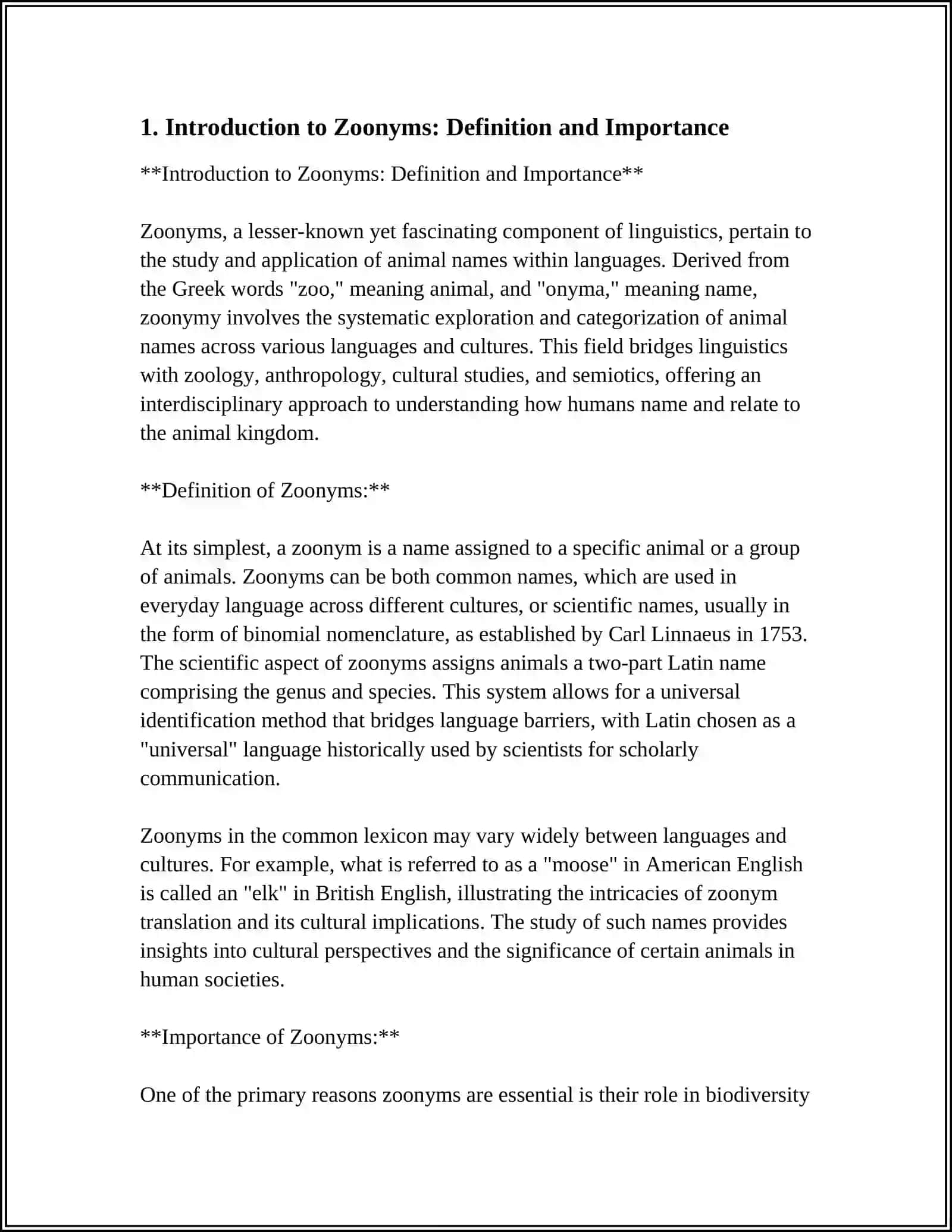 PRESENTATION WILL BE PREPARED 20 EXAMPLES OF EXPRESSIONS INVOLVING ZOONYMS AND OTHER TOPICS INCLUDED IN ENGLISH AND UZBEK LANGUAGES ARE FOUND AND PRESENTED 4
