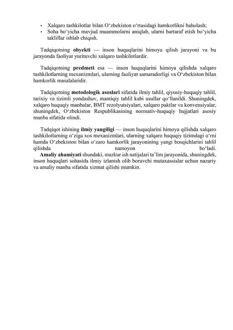 Inson huquqlarini himoya qilishda xalqaro tashkilotlarning roli 4