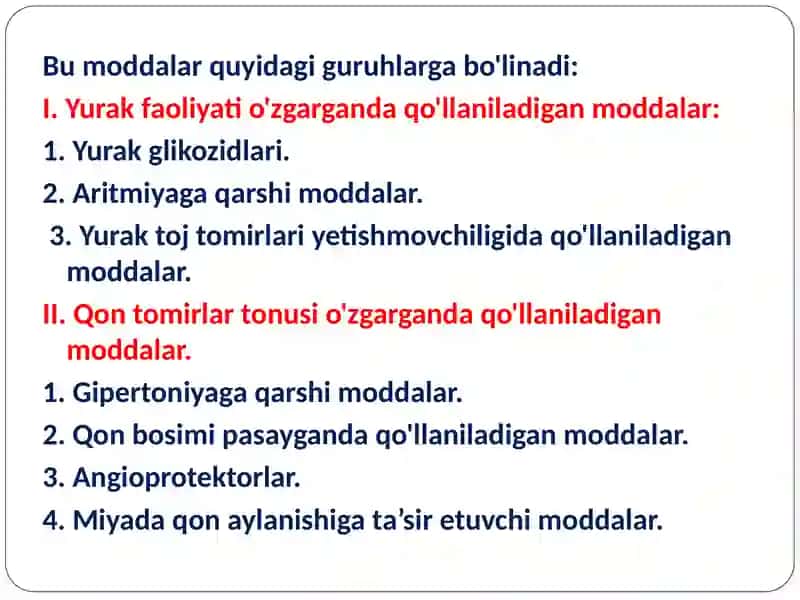 Kardiotoniklar. Antianginal vositalar 4