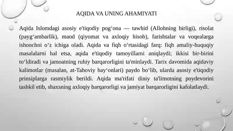 Islom dinidagi aqidaviy yonalishlar va maktablar 4