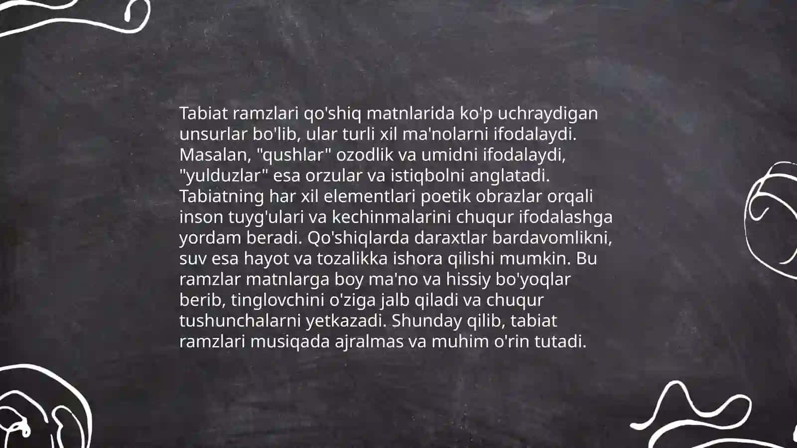 Lirik qo’shiqlardagi ramzlar va ularning turlari 4