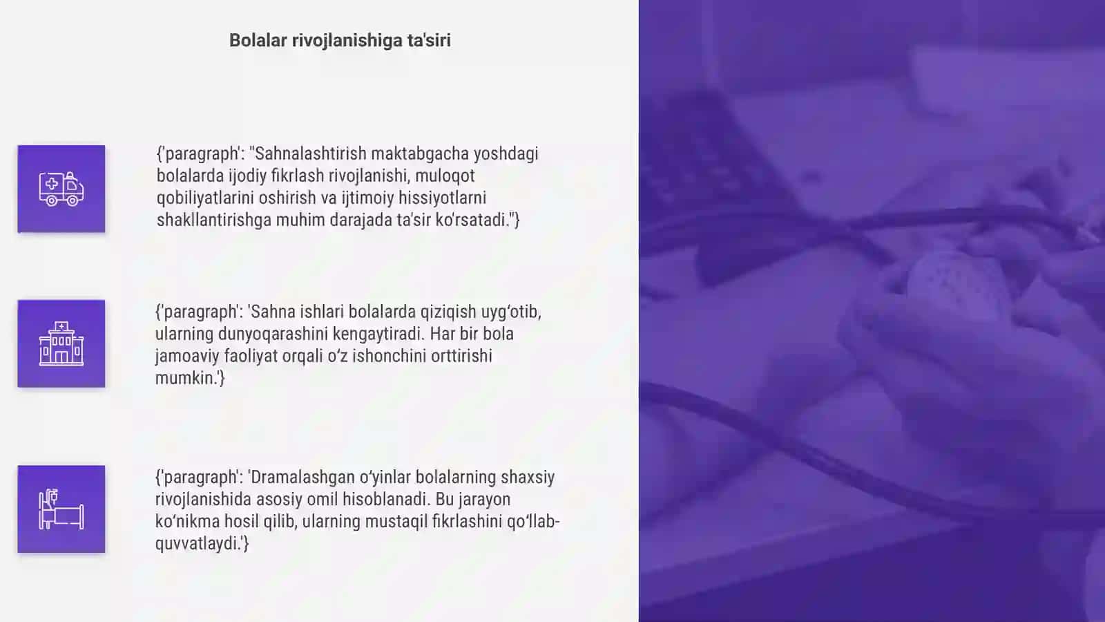 Maktabgacha ta'lim tashkilotida sahnalashtirish faoliyatining ahamiyati 4