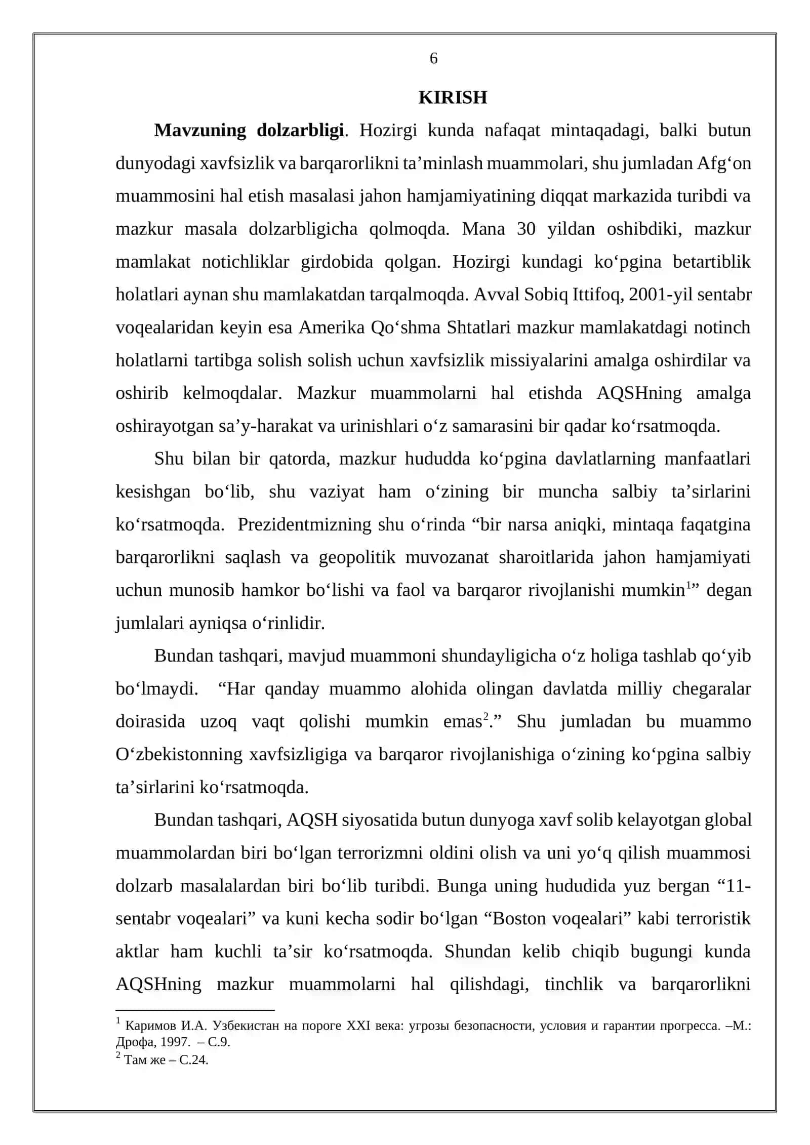 Afg‘on muammosini bartaraf etishda AQSH yondashuvi 4