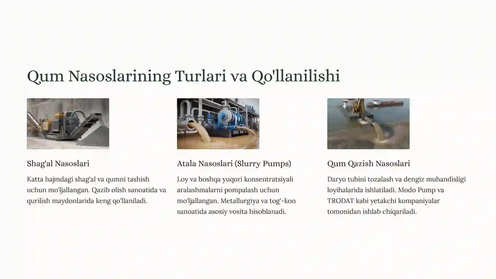 Qum Nasoslari: Gidrotexnika va Nasos Stansiyalari Fanida Ularning O’rni 4
