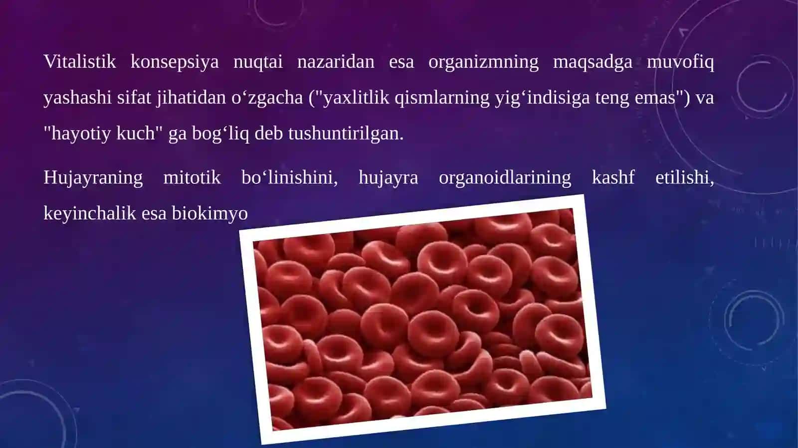Hujayra va organoidlarning morfologik jihatdan tuzilish asoslari 4