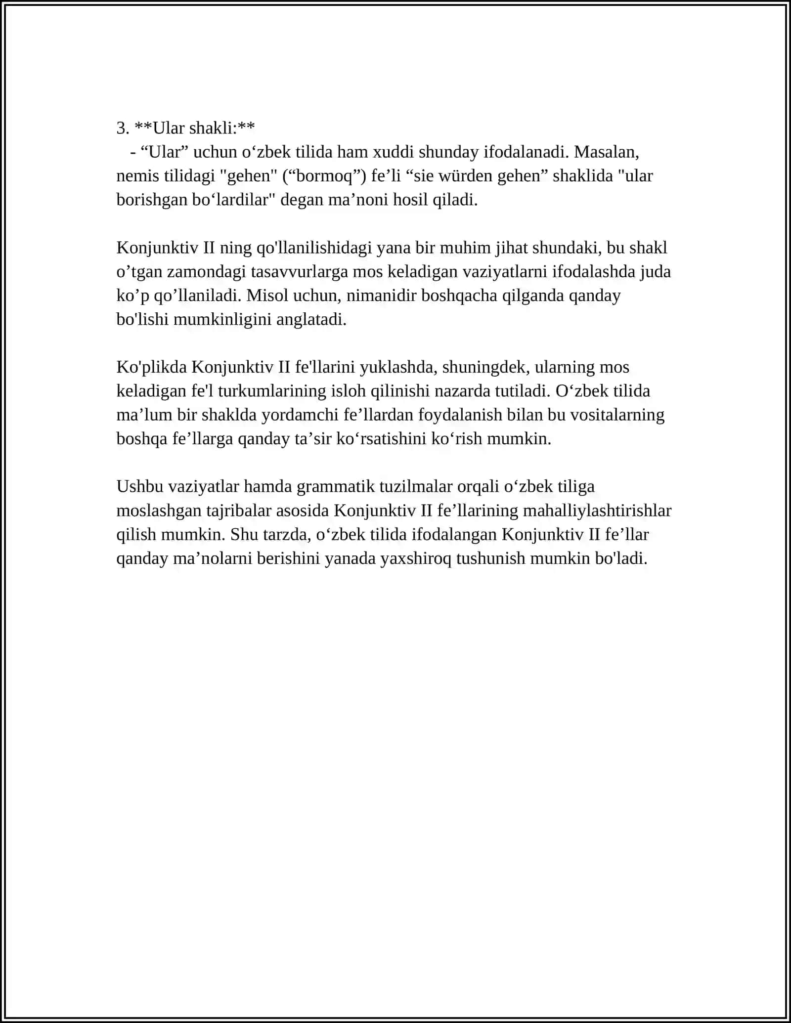 GRAMMATIK:KONJUKTIV 2: KÖNNTE(HÖFLICHE BITTEN) NEBENSATZE MIT ALS UND WENN 4
