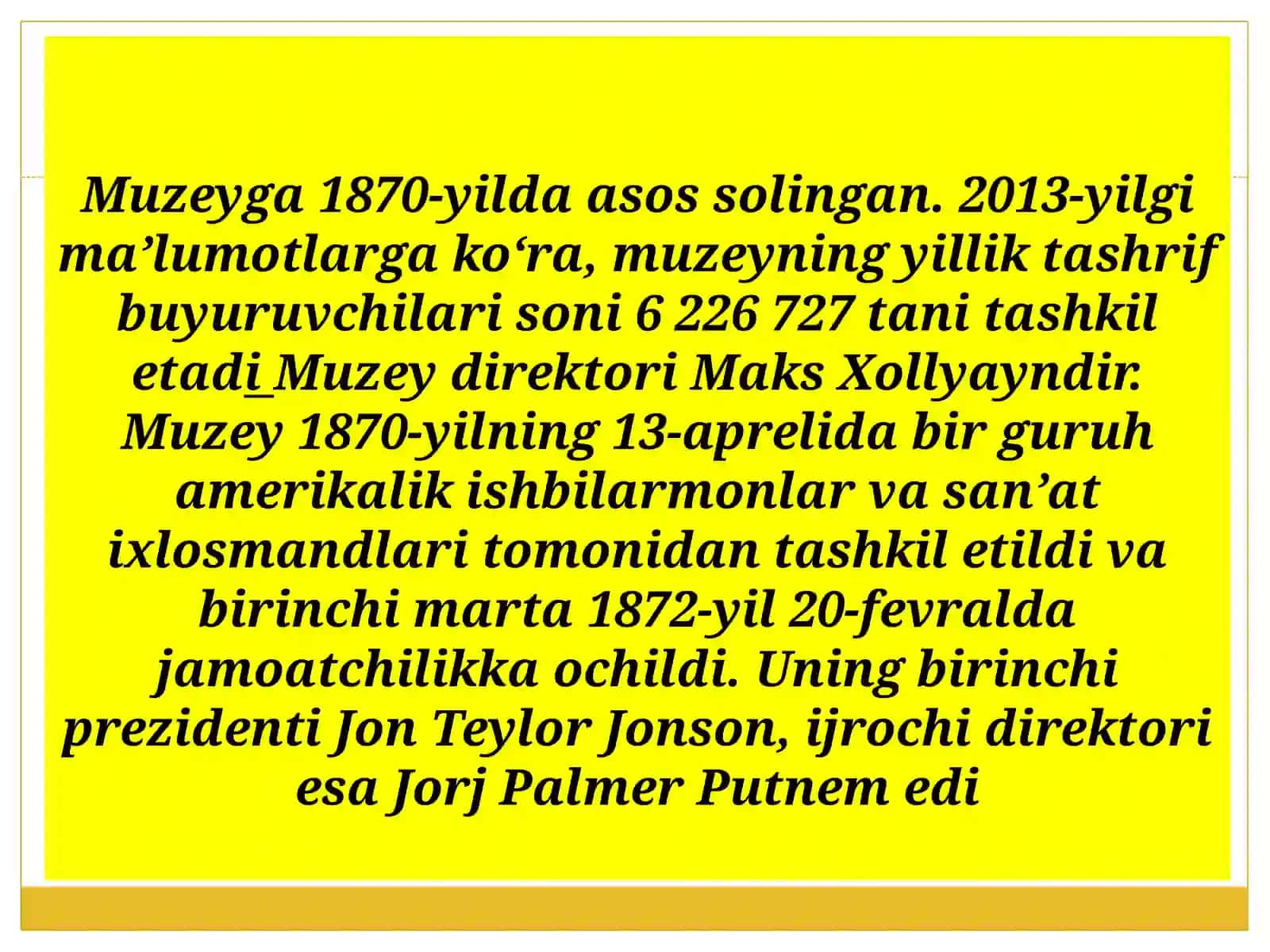 Metropoliten San'at Muzeyi 4