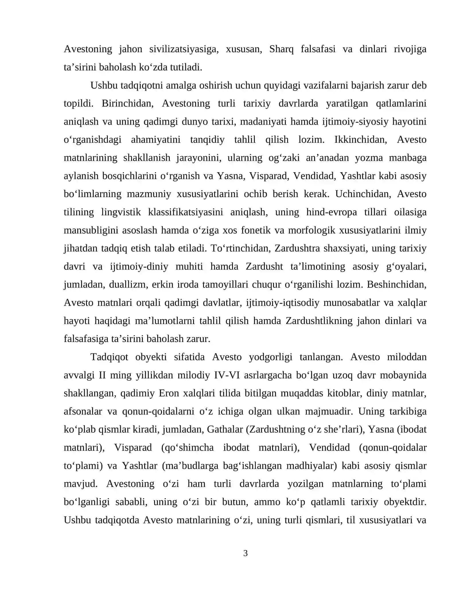 Avestoning tarixiy manba sifatida o'rni. Avesto tili. Avesto va zaratushtra 4