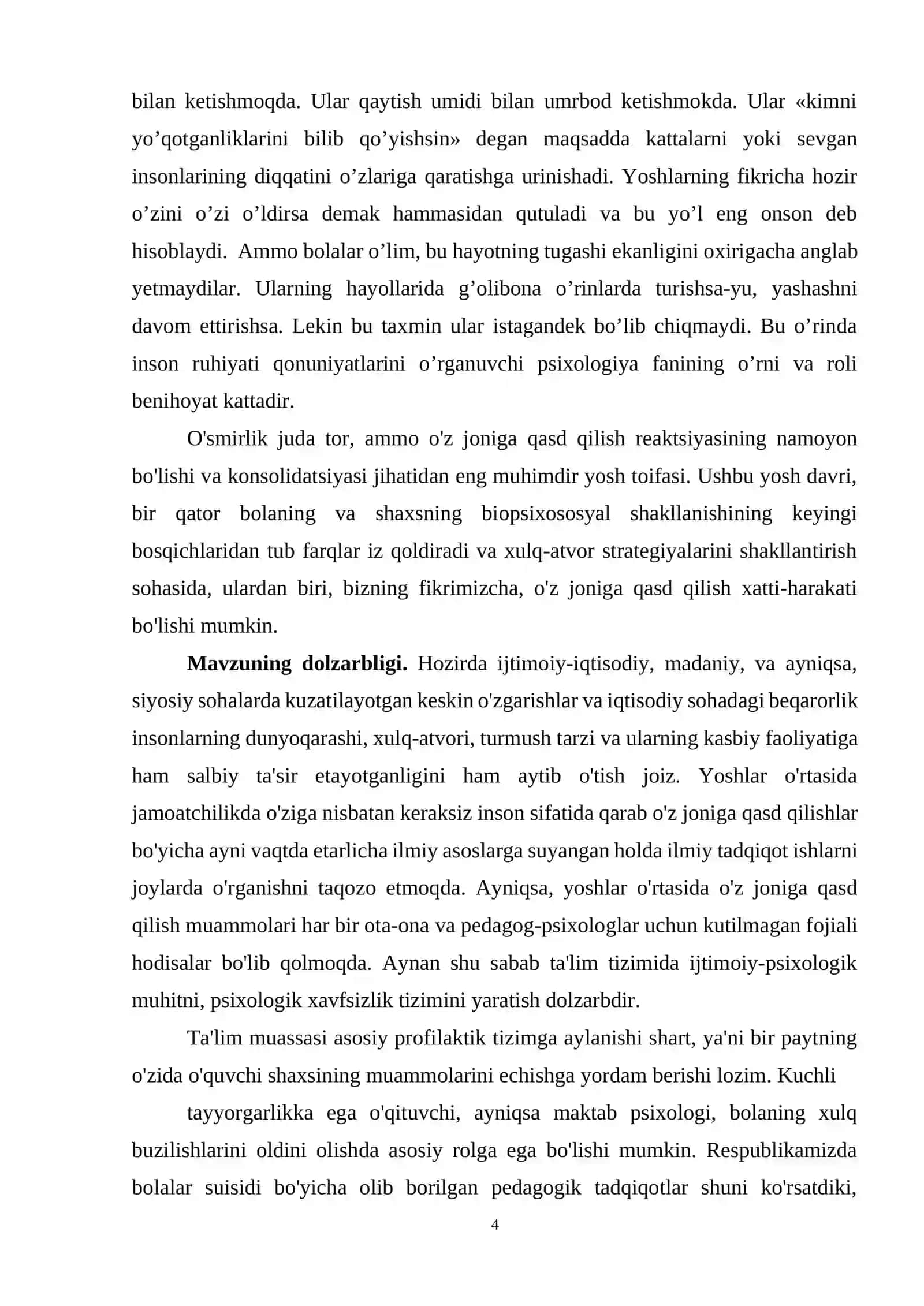 KURS ISHI "Himoyaga tavsiya etilsin" 4