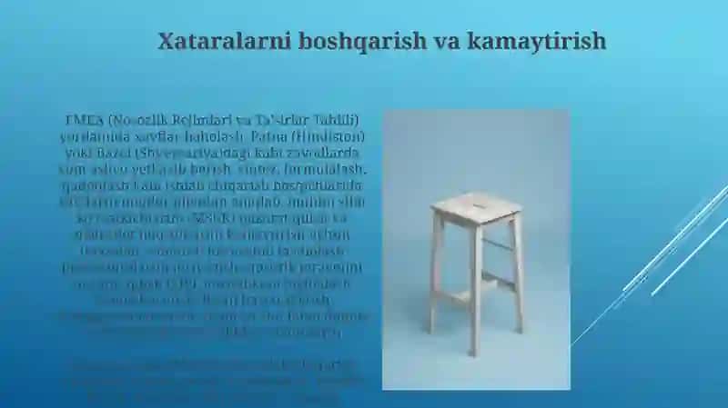 Farmatsevtik mahsulotlarni ishlab chiqarish asoslari 4