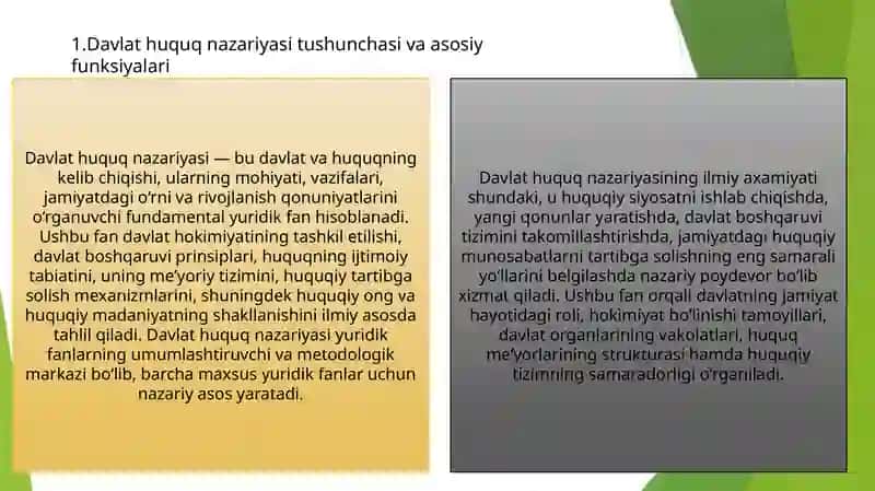 Davlat huquq nazariyasi 4