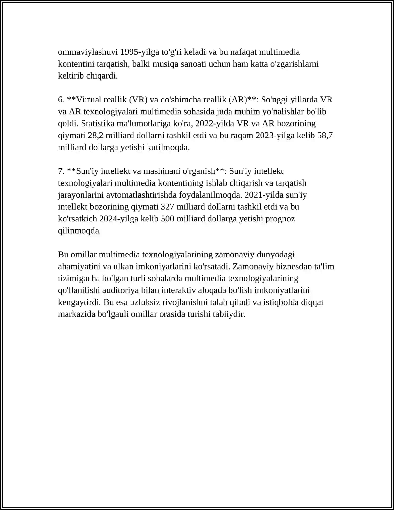 MULTIMEDIA TEXNOLOGIYALARI APPARAT VOSITALARI 4