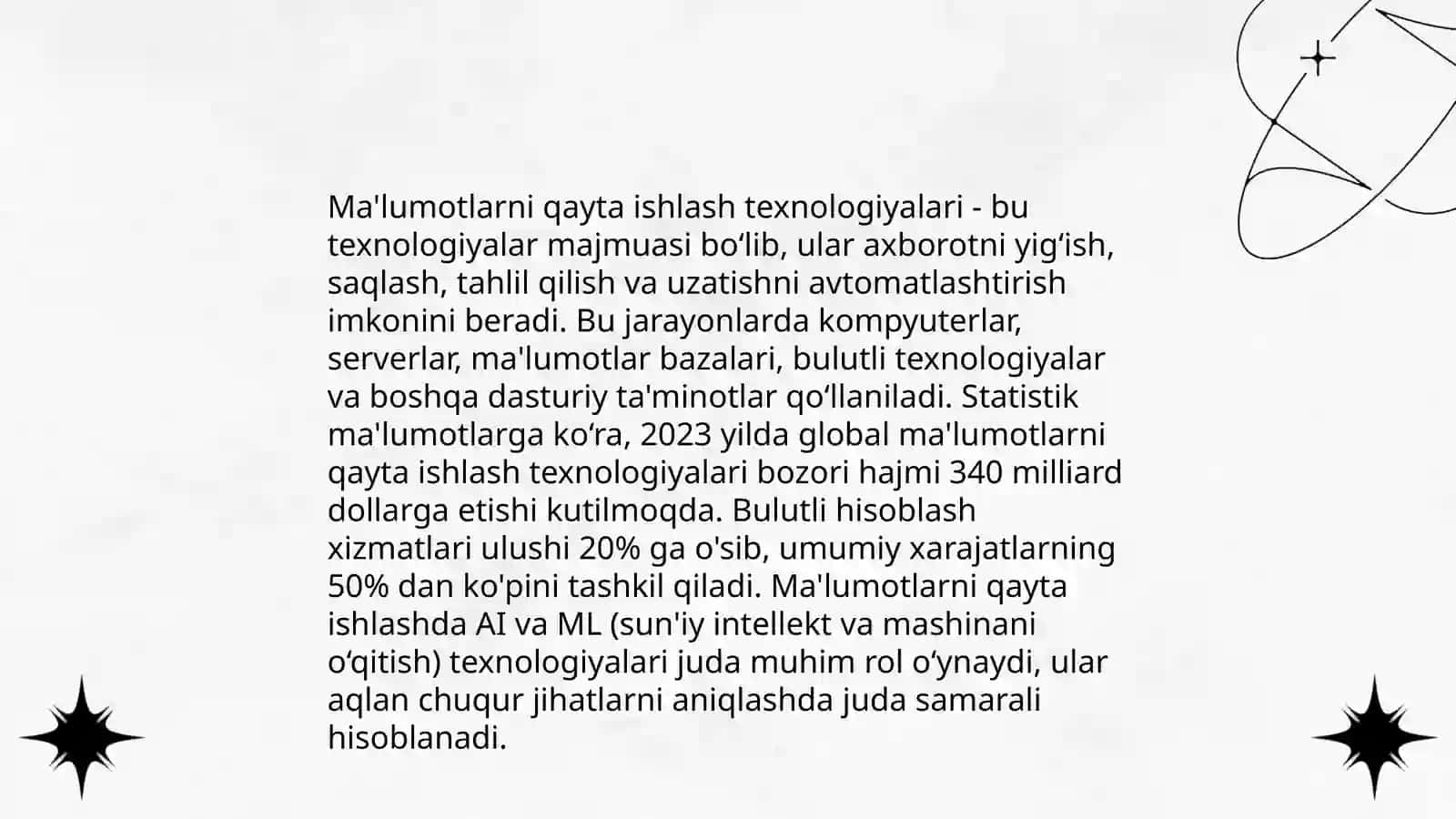 Katta ma'lumotlarni tahlil qilish usullari 4