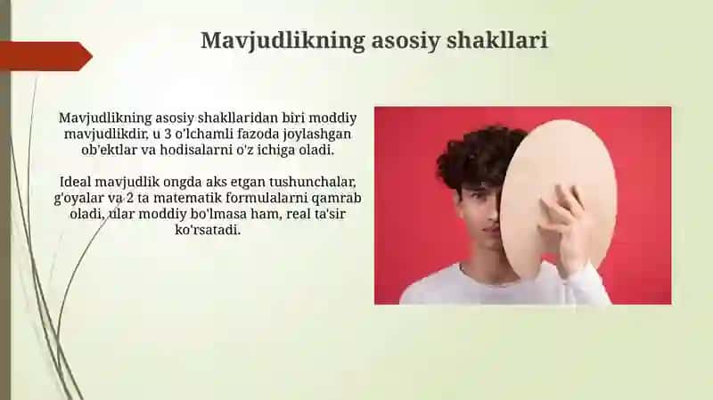 Borliq va uning assosiy shakillari 4