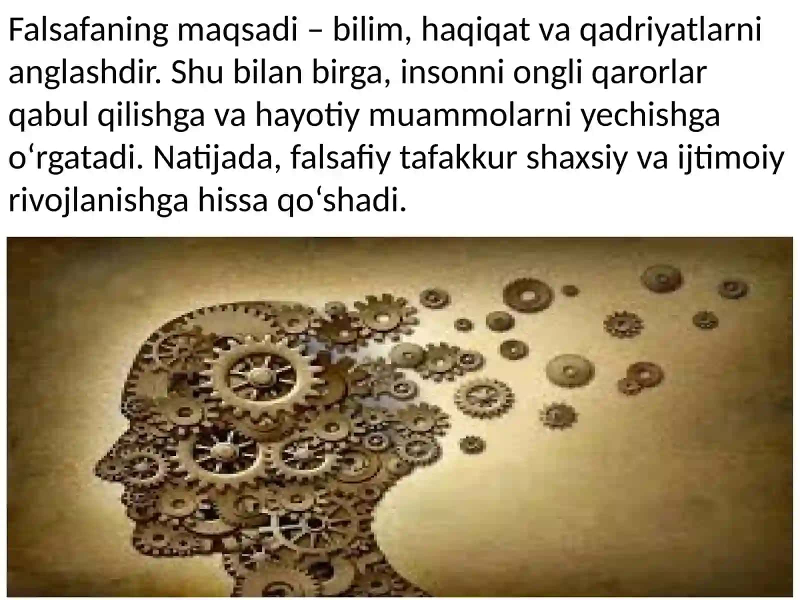falsafiy tafakkur taraqqiyot bosqichlari 4