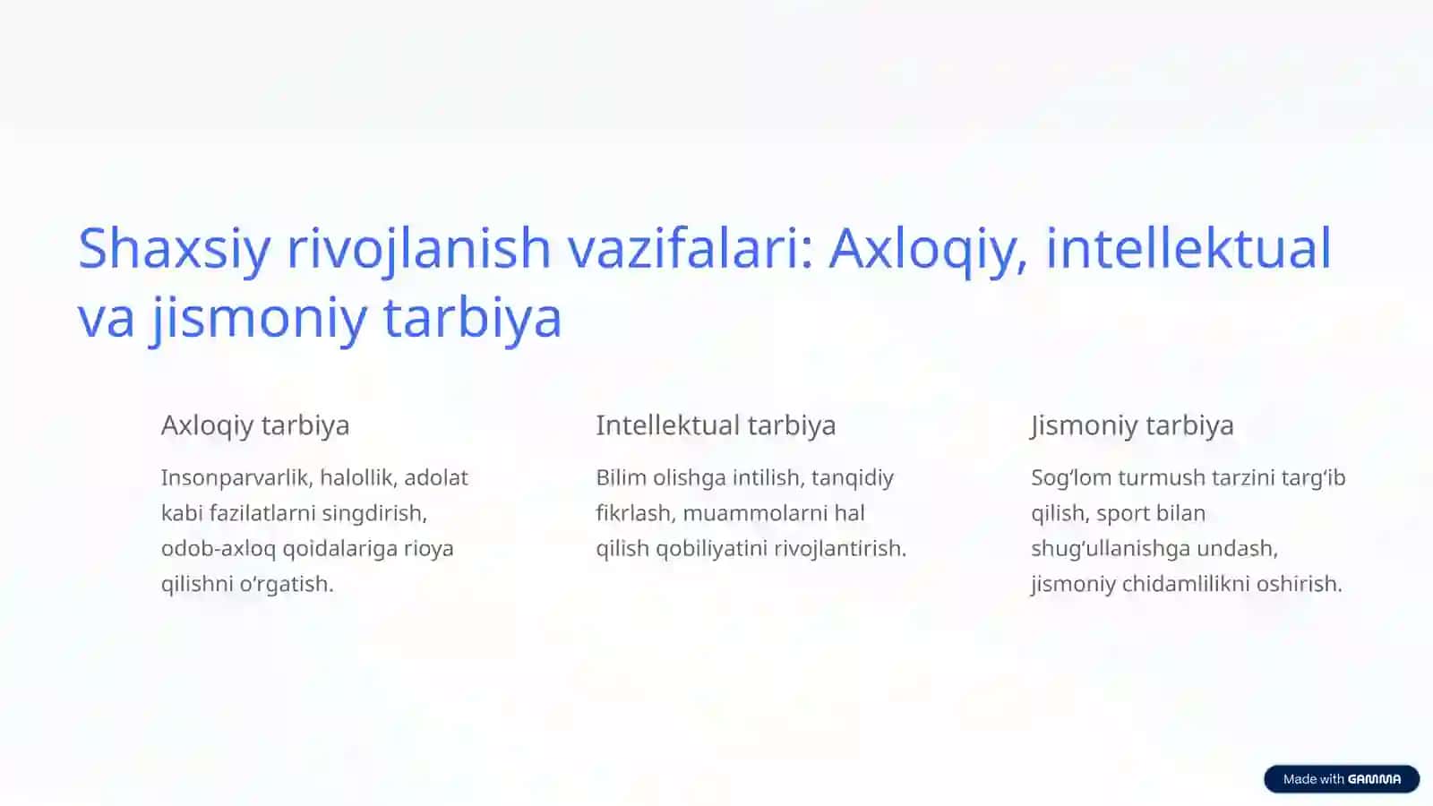 Tarbiyaning maqsad va vazifalari: Keng qamrovli tahlil 4