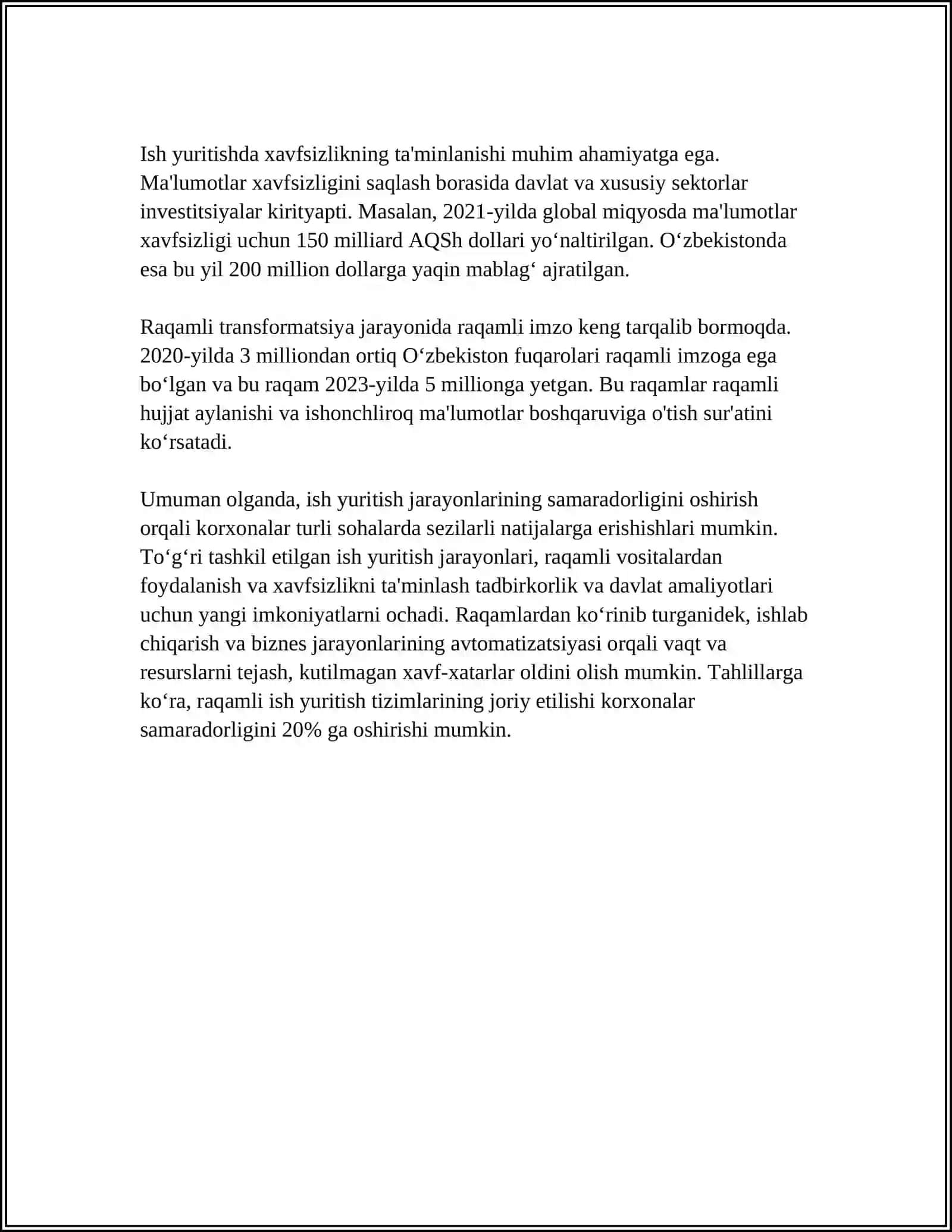MUASSASALARDA ISH YURITISHNI TASHKIL ETISH TEXNOLOGIYASI 4