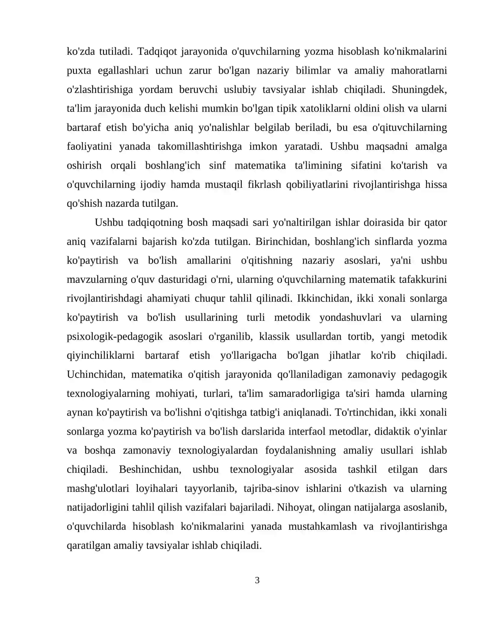 MAVZU:Ikki xonali songa yozma ko’paytirish va bo’lishda yangi pedagogik texnologiyalardan foydalanish 4