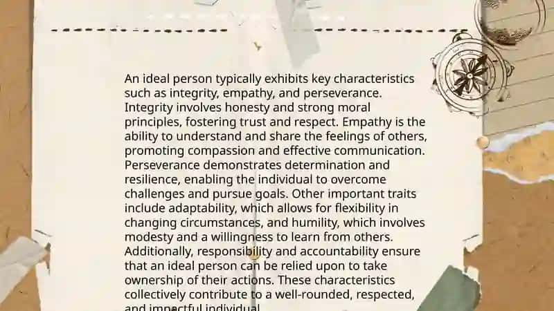 My ideal person 4