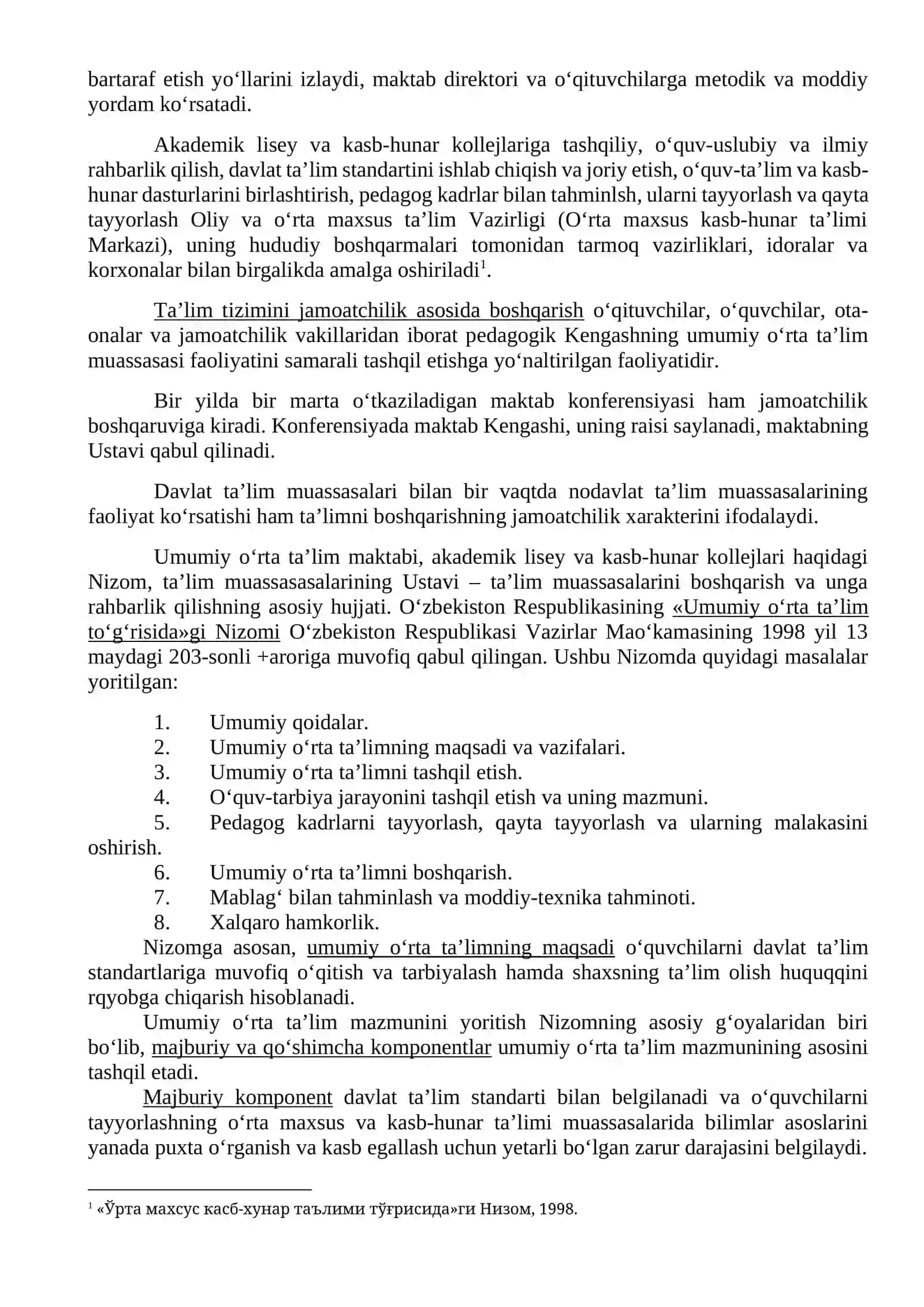 Ta’lim muassasasini boshqarishning pedagogik-psixologik asoslari 4