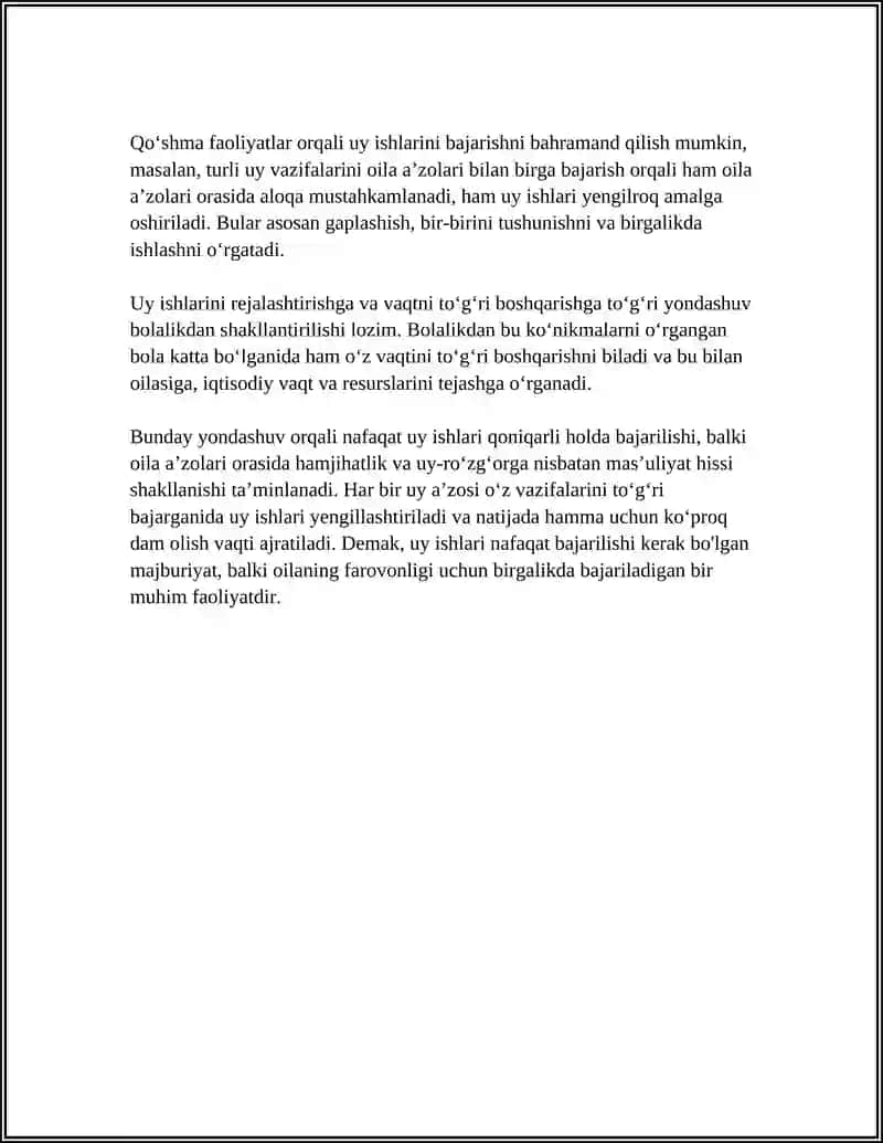 HOUSEWORK | SCHOOL SUBJECTS | TRANSPORT 4
