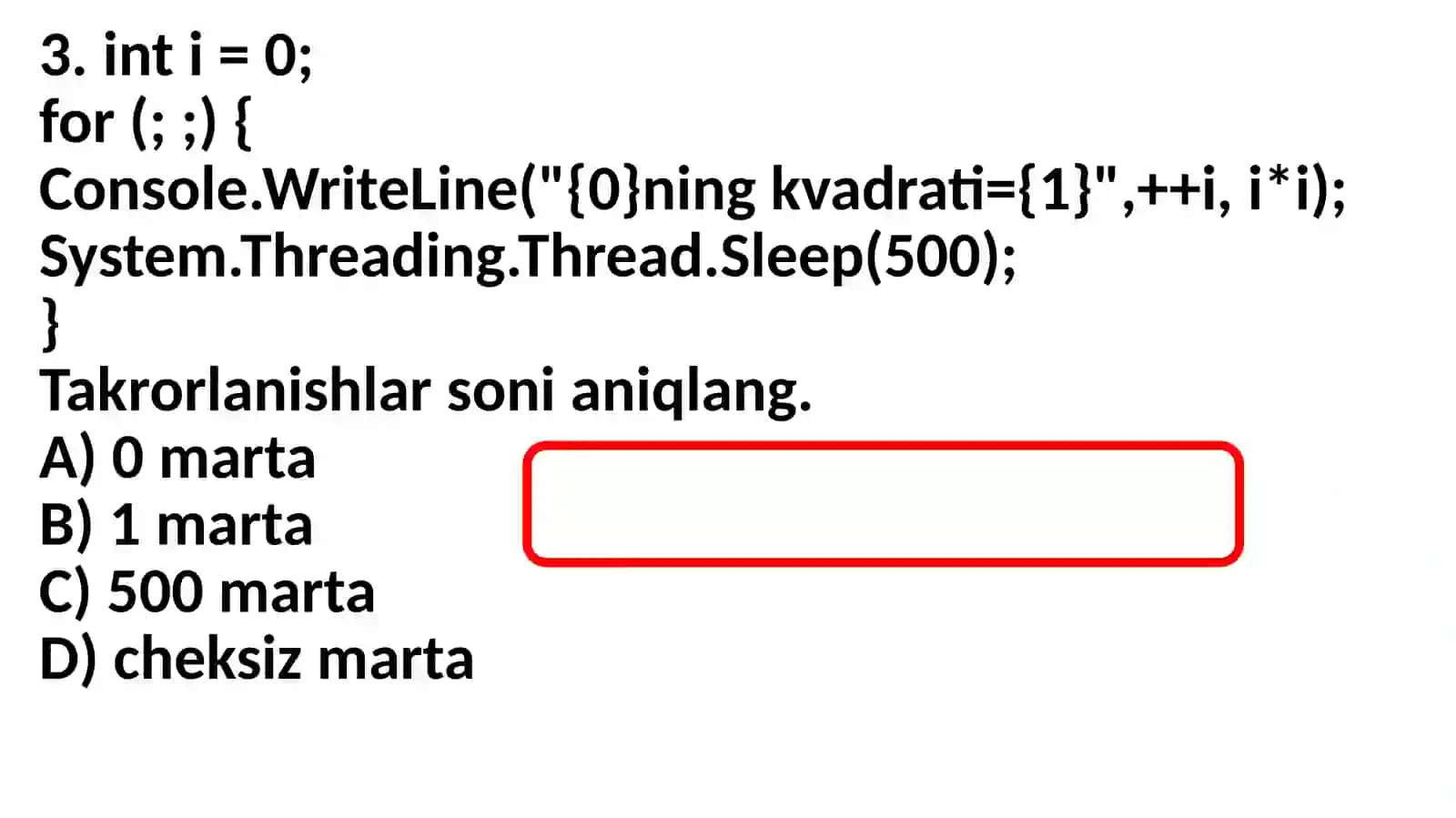 C# TILINING ASOSIY TUSHUNCHALARI. 4
