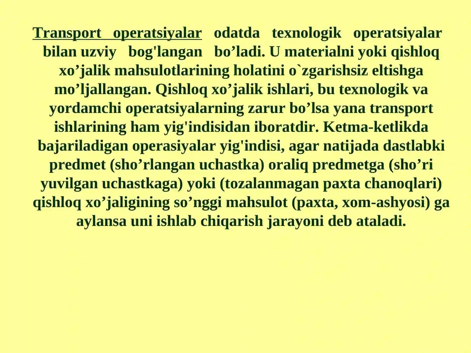 Qishloq xo’jalik agregatlarining energetika vositalari va tasnifi. Mashina-traktor agregatlarining foydalanish xossalari va ko’rsatkichlari 4