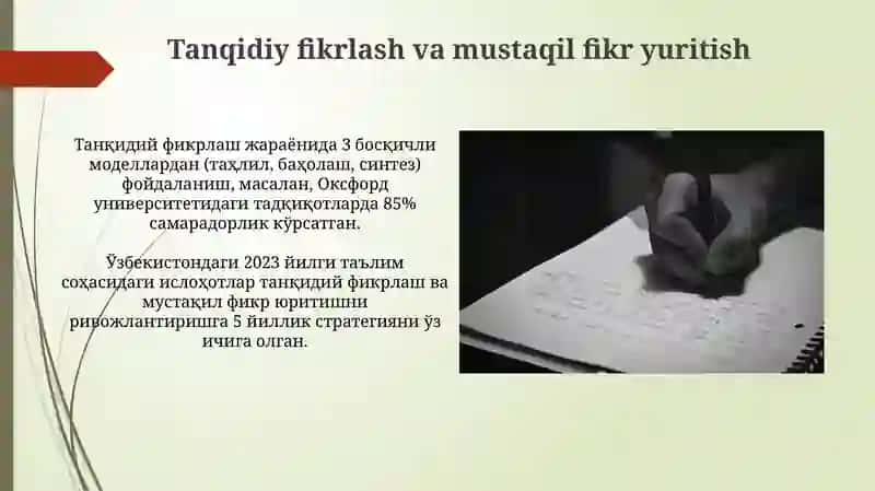 Akademik yozish va samarali amalga oshirish omillari 4