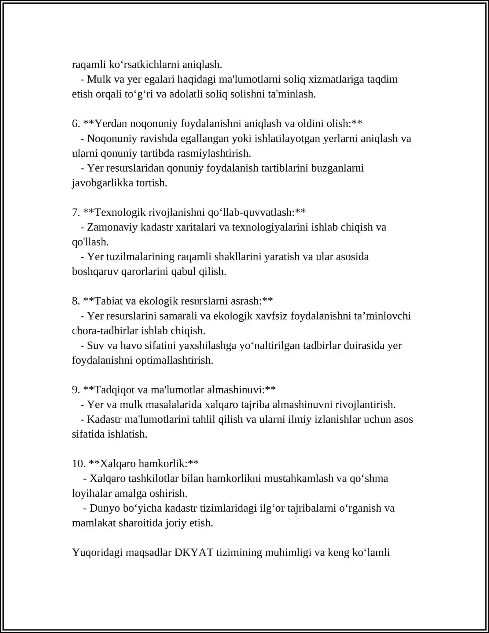 DKYATning maqsadlari 4