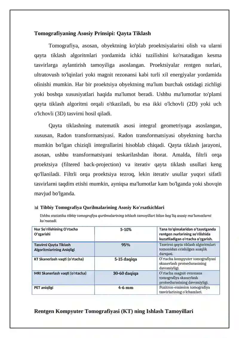 Tibbiy Tomografiya Apparatlarining Ishlash Priplari 4